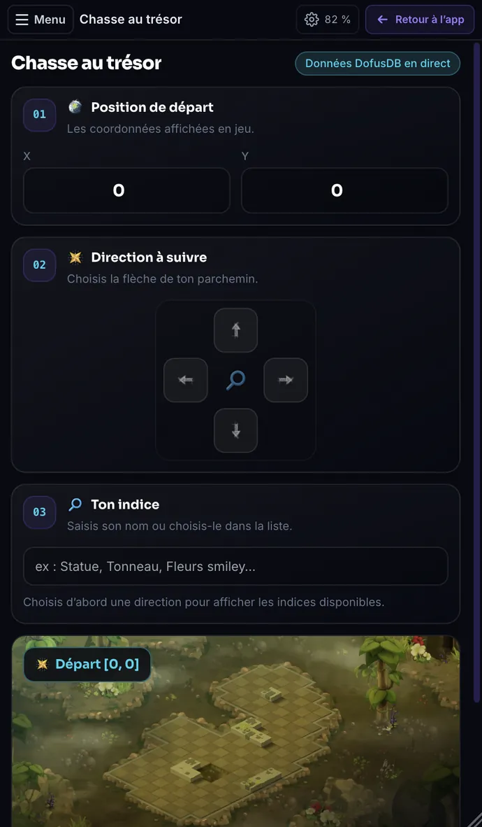 Chasse au trésor en mode overlay